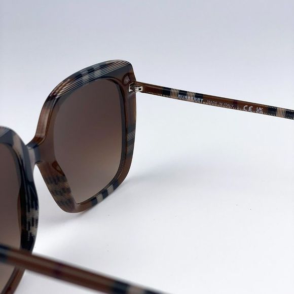 Burberry BE4323 400513 Sunglasses Check Brown Gradient Brown Square Women main image 9